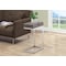 Monarch Specialties Accent Table - Chrome Metal / Dark Taupe With A Drawer I 3254 - alternate 4